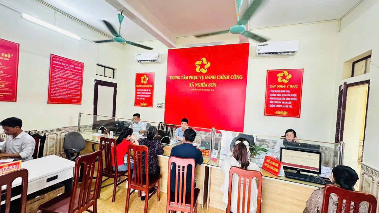 Nghĩa Sơn: Trung tâm Phục vụ hành chính công hoạt động hiệu quả theo cơ chế một cửa 
